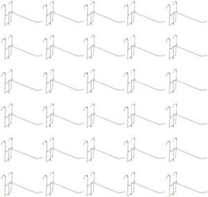 Charmoon ネットフック ワイヤーネット メッシュパネル 収納 展示 引っ掛け ステンレス 30本セット (100mm)