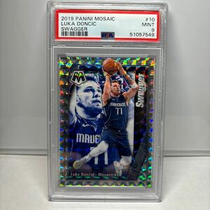 【 PSA 9 】 Luka Doncic Swagger Mosaic Prizm 2019-20 Panini NBA Mosaic