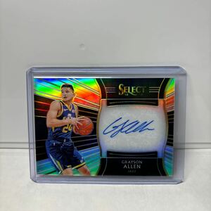 Grayson Allen /199 RC Auto Silver Prizm 2018-19 Panini NBA Select