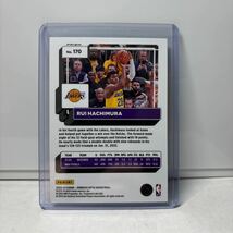 八村塁　Rui Hachimura Lakers レイカーズ Holo Silver Prizm 2022-23 Panini NBA Donruss Optic _画像2