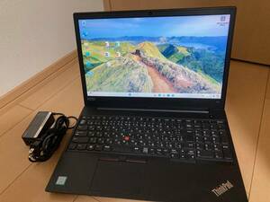 Lenovo ThinkPad E590 Core i3-8145U /メモリ:16GB/NVMe256GB+HDD500GB/Win11Pro Microsoft Office2016ProPlus