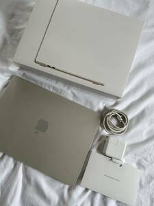 APPLE MacBook Air 13型 MLY13J/A マックブック　美品　スターライト　ノートパソコン Apple 