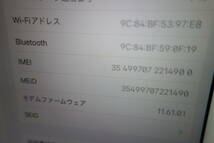 （341）ジャンク　iPad mini4 128GB　au SIMロック解除　SIMフリー　シルバー_画像4