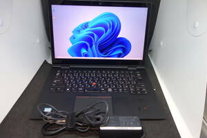 （491）Lenovo ThinkPad X1 Yoga 20QG-S1T20U Core i7 8665U 1.90GHz/16GB/256GB(NVMe) 14インチ　ソフト400本バンドル