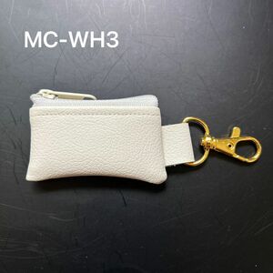 MC-WH3.ハンドメイド　ミニコインケース　レザー　小銭入れ　薬入れ　小物入れ