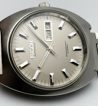 あまり目立たない存在ですが、凄く良い時計です！　紳士用　リコー　自動巻き腕時計　1970年代製　純正ブレスレット　メンテナンス済　_画像2