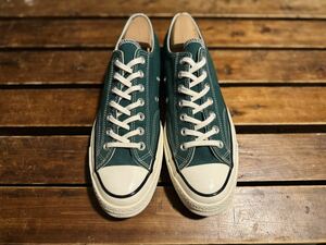 コンバース chuck Taylor チャックテイラー ct70 オールスター CONVERSE 三ツ星 OX ローカット LOW グリーン 28.0 28