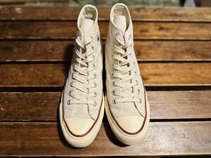 CONVERSE ADDICT CHUCK TAYLOR コンバース アディクト チャックテイラー ct70 HI 美品 生成り ベージュ 27.5