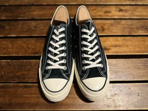 コンバース chuck Taylor チャックテイラー ct70 オールスター CONVERSE 三ツ星 OX ローカット LOW ブラック 27.5