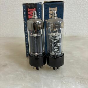 真空管　Mullard BVA EL360 2本セットMADE IN GB