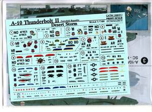 1/144 Print Scaleプリントスケールデカール　144-011 A-10 Thunderbolt II 