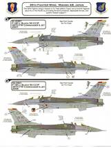 1/48アフターバーナーデカール Afterburner Decals AD48-014 F-16C Falcon Block 40/50 "PACAF Wing Kings"_画像3