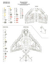 1/48 マイクロスケールデカール　AC48-0052 F-4 Phantom II Assorted Verisons - Common Data Camouflage_画像3