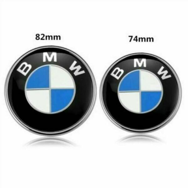 BMW エンブレム　前後セット　74mm 82mm