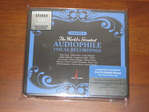 VA オムニバス/ THE WORLD'S GREATEST AUDIOPHILE VOCAL RECORDING Vol.2 2023年発売 Evosound社 Hybrid SACD 輸入盤