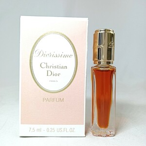 B 122 ★【 7.5ml ほぼ満タン 】 Christian Dior Diorissimo ディオリッシモ PARFUM パルファム BT ボトル 香水 フレグランス