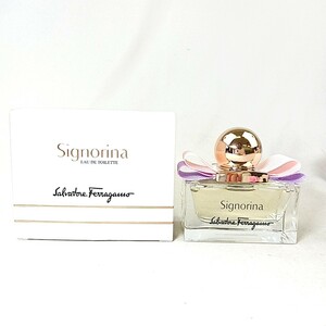 A 124 ★【 30ml 】Salvatore Ferragamo サルヴァトーレフェラガモ Signorina シニョリーナ EDT オードトワレ SP スプレー 香水 