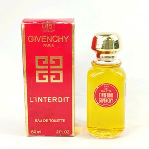 C 54 # 【 60ml ほぼ満タン 】 GIVENCHY L'INTERDIT ジバンシー ランテルディ EDT オードトワレ BT ボトル 香水 フレグランス