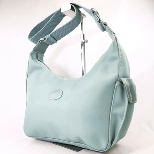 13 *[ commodity rank :B] Long Champ LONGCHAMP logo design nylon pouch attaching shoulder / Cross body bag diagonal .. woman bag 