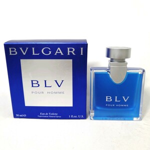 D 12 Φ [ 30ml almost full turn ] BVLGARI BLV POUR HOMME BVLGARY blue pool Homme EDTo-doto crack SP spray perfume fragrance 