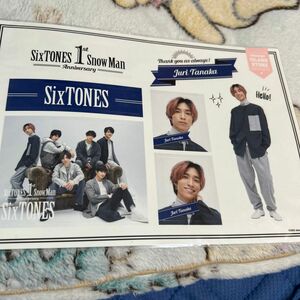 【田中樹 SixTONES】 1st Anniversary ステッカー 公式グッズ