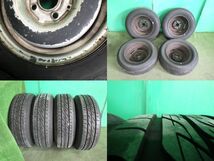 VWゴルフ2等 175/70R13インチ 5.5J(+38) PCD100 4穴 スチールホイール 鉄チン_画像10