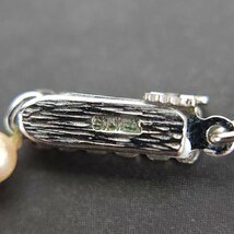 真珠 ベビーパール ネックレス シルバー刻印 パールサイズ 約3.5-3.8mm アクセサリー ジュエリー フォーマル SILVER_画像8