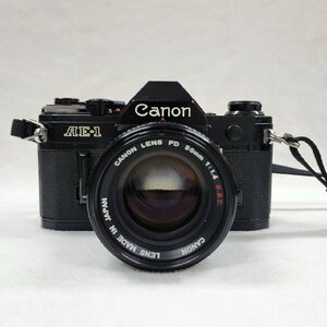 Canon キャノン AE-1 レンズ FD 50mm F1.4 フィルムカメラ 一眼レフカメラ ブラックボディ