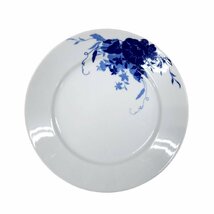 ROYAL COPENHAGEN ロイヤルコペンハーゲン プレート ブルー フラワー 約22cm 皿 洋食器 ブランド食器_画像1