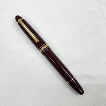 1円スタート MONTBLANC モンブラン マイスターシュテュック No.146 ボルドー ペン先14K 万年筆 筆記具 筆記用具_画像2