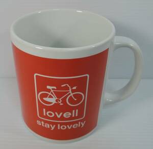 ☆22H■lovell　ラベル　サイクルパーツ　マグカップ　陶器製■自転車用付属品/サイクルアクセサリー　未使用