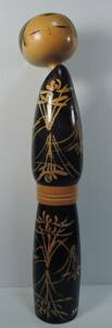 *Z36# kokeshi Sato .. высота 340mm# иметь лошадь горячие источники 