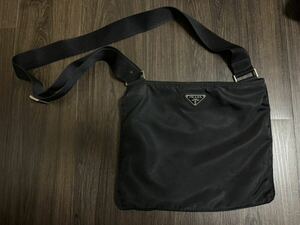 PRADA Prada shoulder bag nylon black 