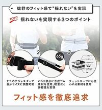 ランニング ポーチ 【日本代表ランナー監修】 ウエスト バッグ 揺れない 軽量 大容量 伸縮 スマホ ボディバッグ ユニセック_画像3