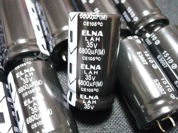 10個 ELNA エルナ アルミ電解コンデンサ 35V6800μF