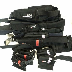  shop sama worth seeing! TUSA weight belt with pocket 8 pcs set 