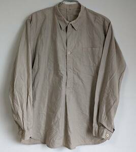  Sweden army pull over shirt ivory Vintage Vintage old clothes euro military gran pa work shirt Europe rare 