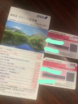 最新 ANA グループ優待券 株主優待 チケット 券 全日空 冊子 2枚セット_画像1