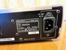 DENON デノン CDプレーヤー DCD-CX3 スーパーオーディオCD_画像3