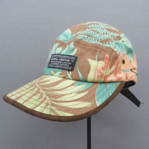 YSS3562 ★ Ampal Creative/Cream Creative Hat Jet Cap Flower Pattern Botanical USA ★ A