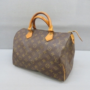 H401★LOUIS VUITTON ルイヴィトン モノグラム スピーディ30 VI8901 ボストンバッグ★A