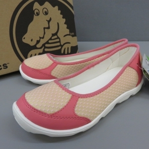 G331 ★ Crocs Crocs Дуэт Bussy Day Ballet Duet Duet Villy Die Flat Shoes 21см неиспользованный 2/26 ★ A