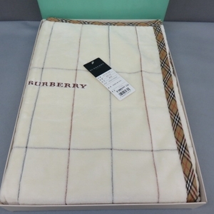 ZZ922★BURBERRY バーバリー ノバチェック 綿毛布 140×200cm 未使用　5/13★A