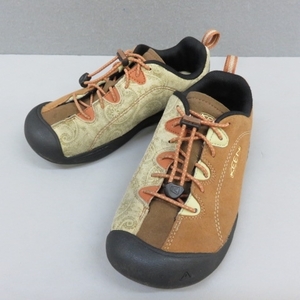 H241★KEEN　ローカットスニーカー 1019684　21cm　茶系　5/30★A