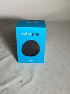 Echo Pop エコーポップ コンパクトスマートスピーカー　with Alexa　チャコール　Amazon アレクサ 