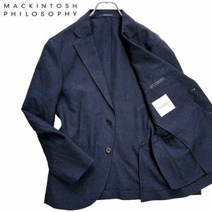 レア★ MACKINTOSH PHILOSOPHY 横浜Fマリノスモデル マッキントッシュフィロソフィー テーラードジャケット 2B サイドベント ネイビー