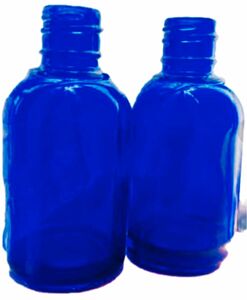 青色小瓶 ×2 アンティーク 花瓶