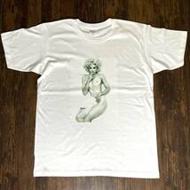 MADONNA・NUDE・マドンナ・ヌード・Tシャツ・白・L_画像1