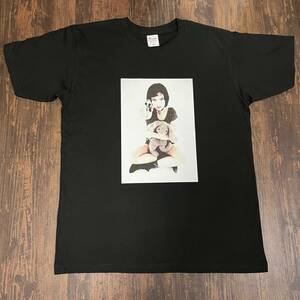 LEON・レオン・マチルダ・Tシャツ・黒・XL