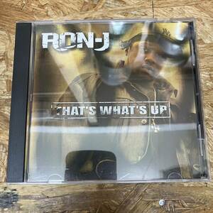 シ● HIPHOP,R&B RON-J - THAT'S WHAT'S UP INST,シングル CD 中古品